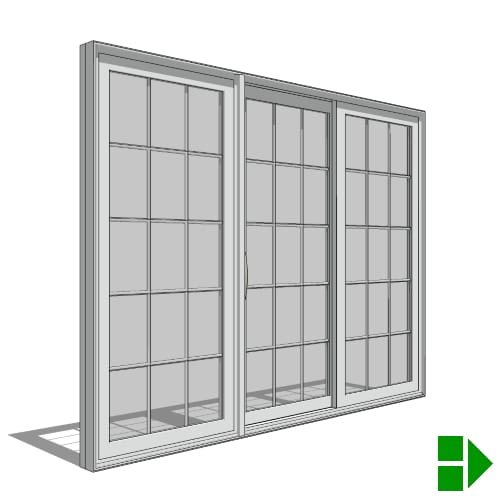 250 Series: Sliding Patio Door, OXO