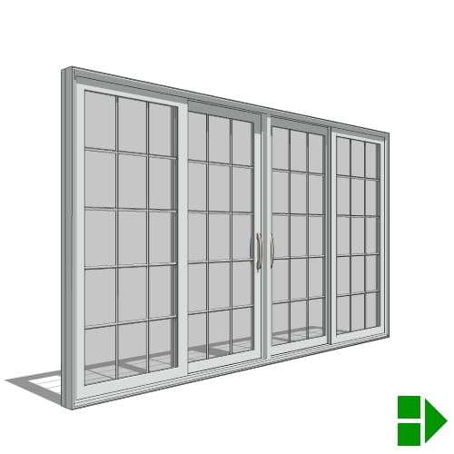 250 Series: Sliding Patio Door, OXXO