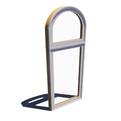 Reserve Series Traditional: Casement Window, Vent Unit with Archtop Transom