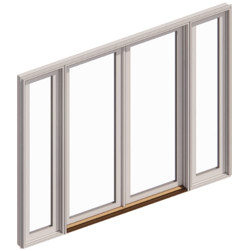 250 Series: Hinged Door, Double Inswing, Sidelights
