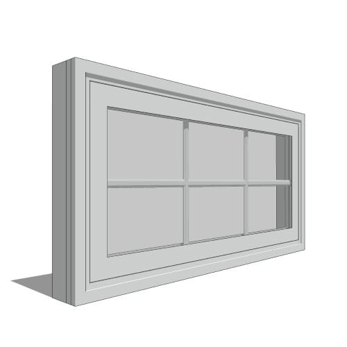 Impervia Series, Single Hung Window, Transom Unit preview 1