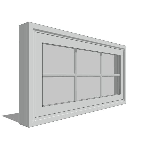 Impervia Series, Fiberglass Double-Hung Window, Transom preview 1