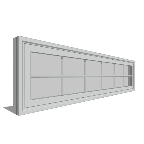 Impervia Series, Fiberglass Sliding Patio Door, Transom preview 1
