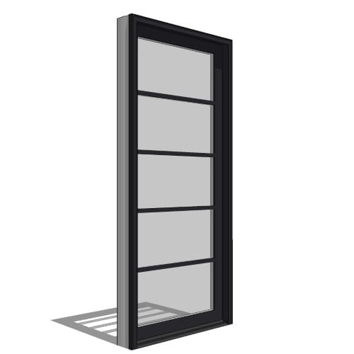 Architect Series, Contemporary, Clad, Wood, Sliding Door, Fixed Panel preview 1