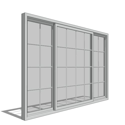 Impervia Series Sliding Window, Vent Fixed Vent Operation, 1/4  preview 1
