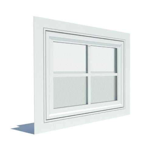 250 Series Awning Window, Vent Unit, Flush Flange