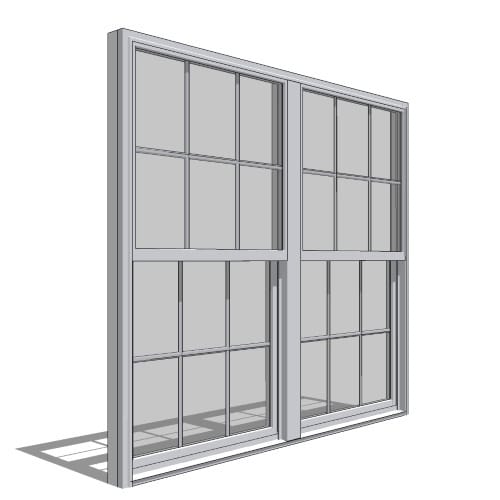250 Series Single-Hung Window, Double preview 1
