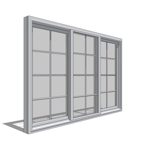 250 Series Sliding Window, Vent Fixed Vent Operation, 1/3 preview 1