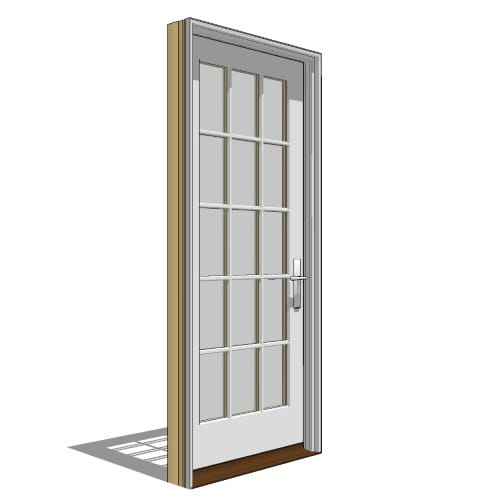 Pella Reserve, Clad, Wood, In-Swing Door, French-Single, Right Hand Units preview 1