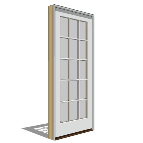 Pella Reserve, Clad, Wood, Out-Swing Door, French-Single, Fixed Units preview 1