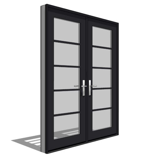Reserve Series Contemporary, Out-Swing Door, Double, Passive-Active Units preview 1