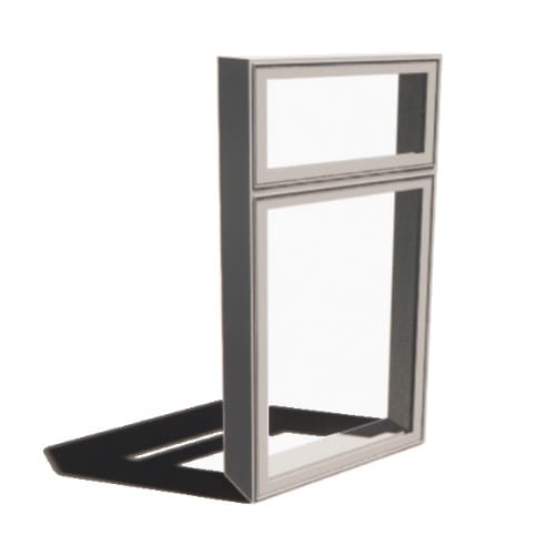 Impervia Series, Casement Window, Vent Unit with Transom preview 1
