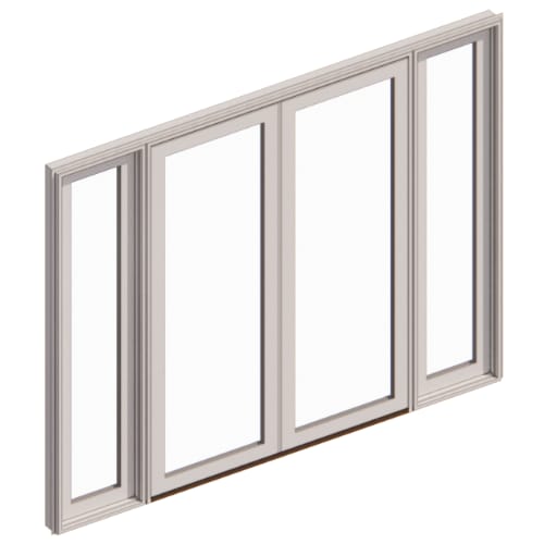 250 Series Hinged Door, Double Outswing, Sidelights preview 1