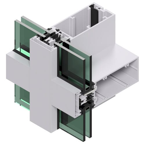400TU SG (Shop Glaze) Thermal Curtain Wall preview 1