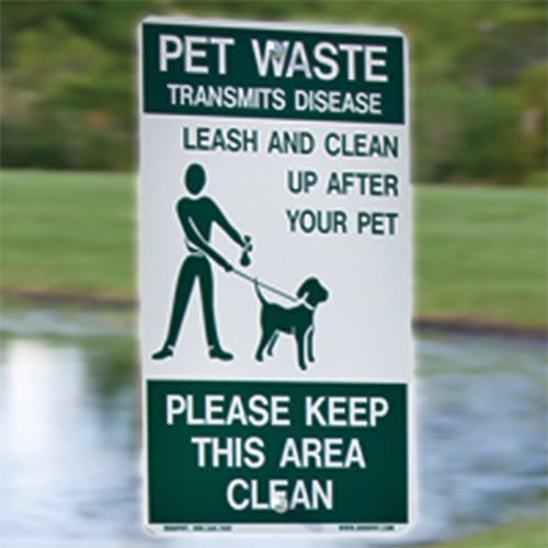 DOGIPOT® Pet Sign "On Leash" preview 1