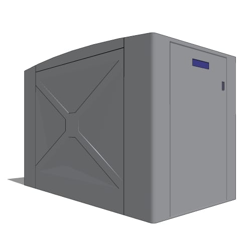 Bike-Shell™ Model 352-ECO  (2 Door / 2 Bike Capacity Rectangular Unit)