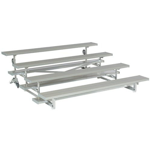 Tip N Roll 4 Row Low Rise Standard Bleachers ( TR-0407.5ALRSTD ) preview 1