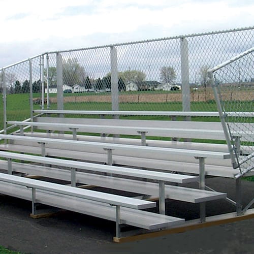 5 Row Preferred Bleachers With Chainlink Guardrails ( NA-0515PRF_CL ) preview 1