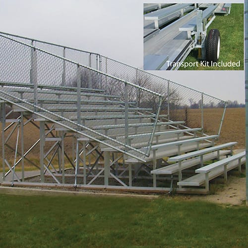 10 Row Transportable Deluxe Bleachers ( NA-1015TPPRF_CL ) preview 1