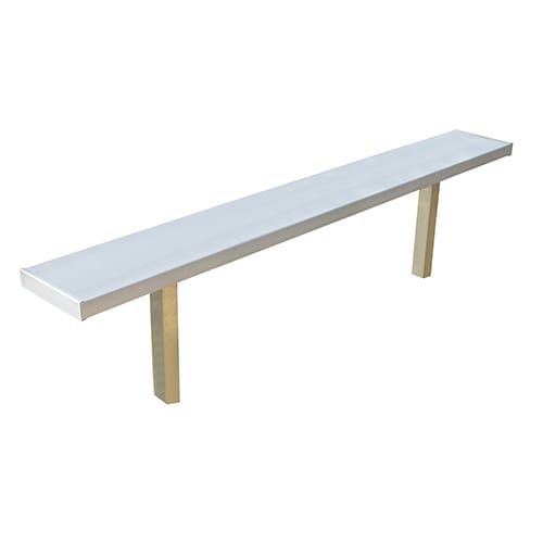 Permanent Aluminum Bench Without Backrest ( BE-DD00600 ) preview 1