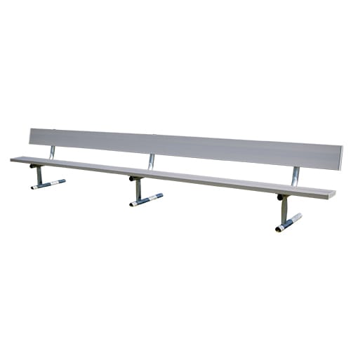 Portable Bench With Backrest - Galvanized Steel Legs ( BE-PG00600 ) preview 1