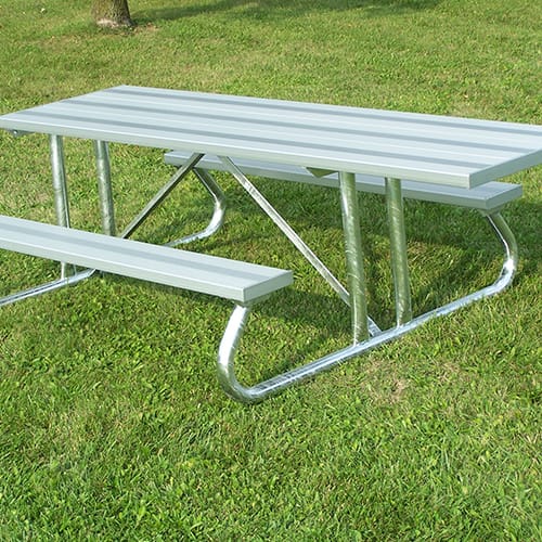 Aluminum Picnic Table With Heavy Duty Steel Legs ( PT-HG06 ) preview 1