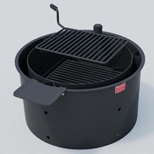 Campfire Rings: Wheelchair Accessible Double Wall Swivel Grate Firering ( FSWDW-30/18/TB ) preview 1