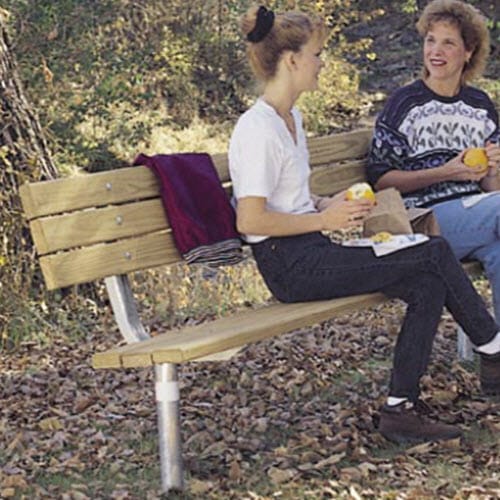 SCXB Series: Embedded Mount Bench w/ Lumber Back & Seat  preview 1
