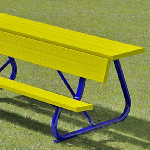 Athletic Series: Team Bench w/ Aluminum Seat, Back & Deck (B302) preview 1