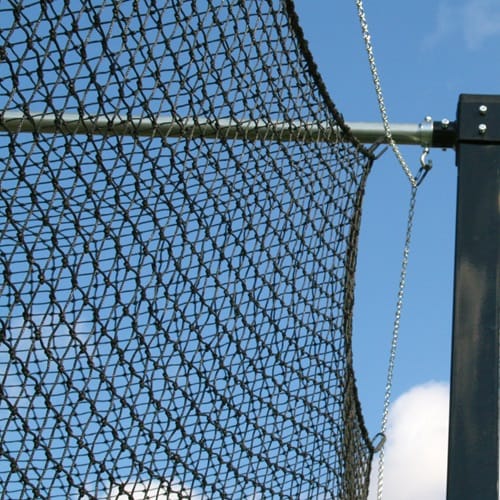 Knotted Braided Solid Core Polyethylene Batting Tunnel Nets preview 1