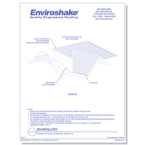 preview of Enviroslate®: Installation Details - Perspective