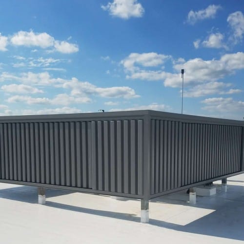 Envisor® Post Mounted Rooftop Mechanical Equipment Screens  preview 2