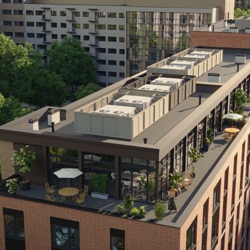 Envisor® Premium Rooftop Screening Systems