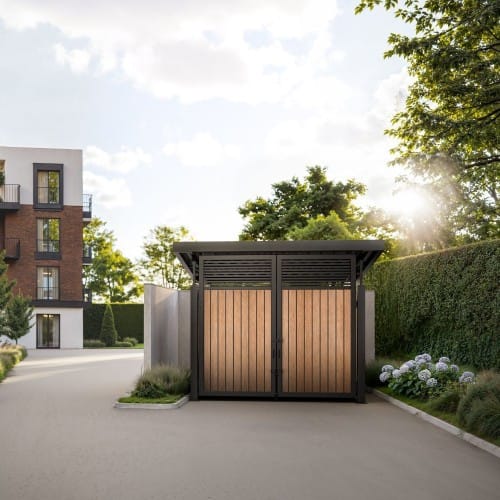 Covrit® Roofed Dumpster Enclosures 