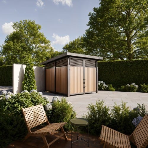 Covrit® Roofed Dumpster Trash and Waste Enclosure System  preview 3