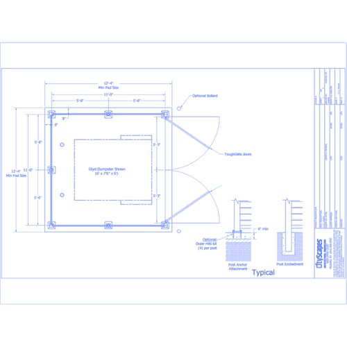 Covrit® Screening Systems: 1111 Standard Single Covrit® Enclosure - CityScapes, Inc.