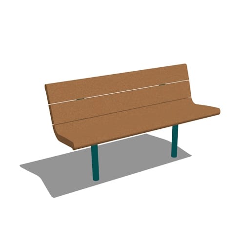 Recycled Contour Series Bench
