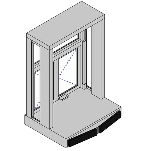 Bi-Fold Transaction Window (PW1-16)