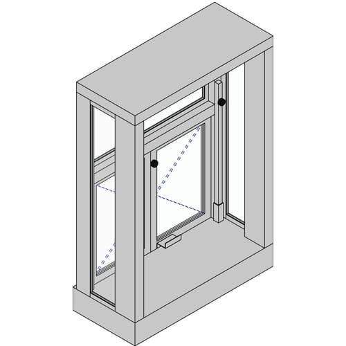 Bi-Fold Transaction Window (PW3-16 / PW4-16)