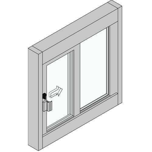 Manual Open / Self-Closing Hurricane Impact Window (SC-4030-IP / SC-3030-IP)