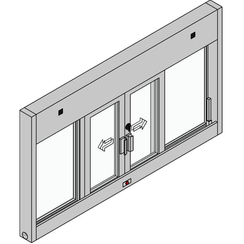 Bi-Parting Hurricane Impact Window (BP-7241E-IP / BP-7236E-IP)