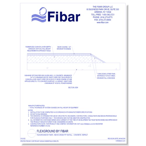 preview of Flexground by Fibar - Above Grade PIP Install – Concrete / Asphalt