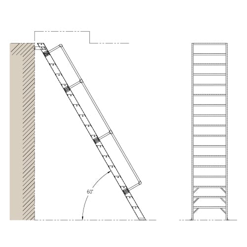 Roof Hatch Access: H1000 – 60° Ships Ladder preview 1