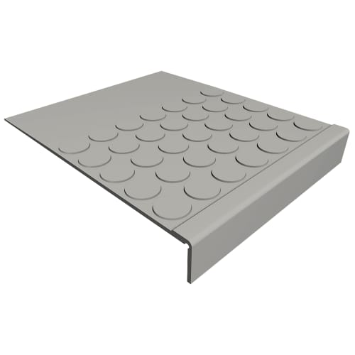 Rubber Treads: Rubber Raised Circular Vantage Design - Extended Length