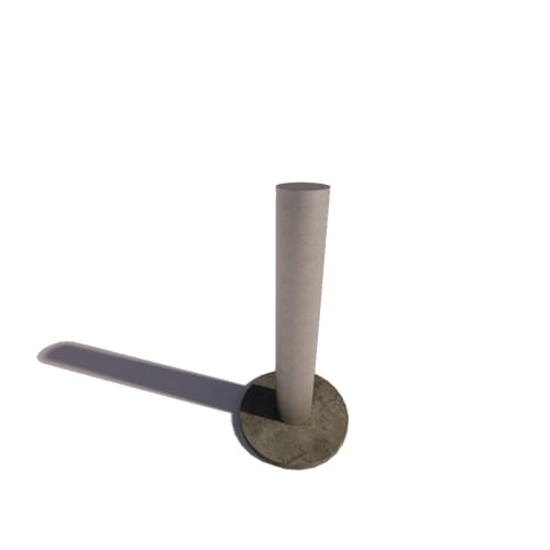 Safety Round Bollard: 6"