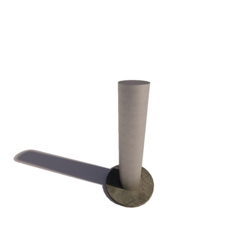 Safety Round Bollard: 8"