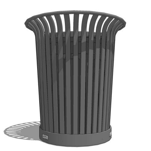 Model PRS-24: Production Litter Receptacle, 24 gal (90 L)