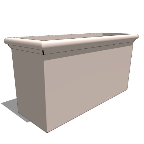 Tuscana Fiberglass Rectangular Planters