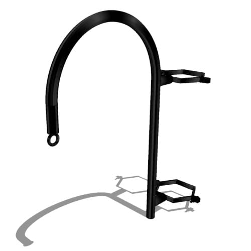 One-Way Hook Style Hanging Basket Bracket