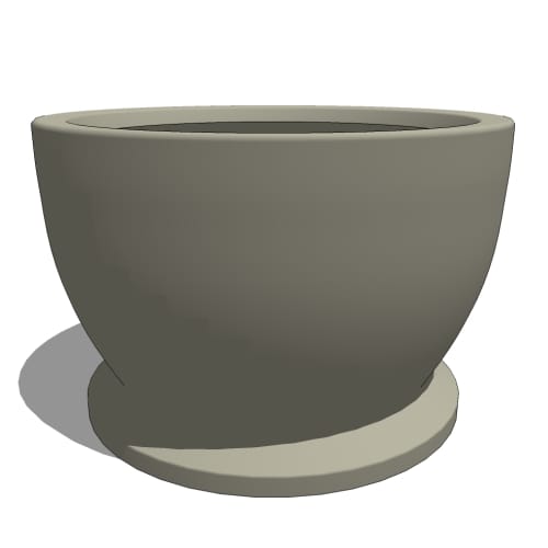 Novara Round Fiberglass Planter